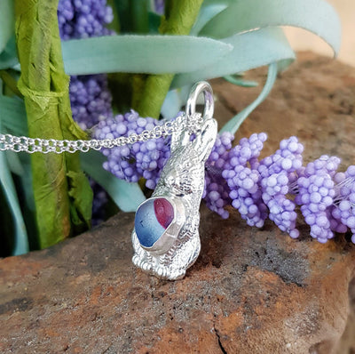 When a fab customer asks you to make a sea glass bunny, just love my job :)