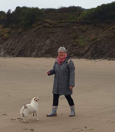 Taking Mum Beach Combing ....