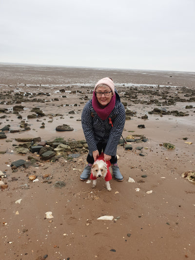 Out Sea Glass Hunting with Mummy ....