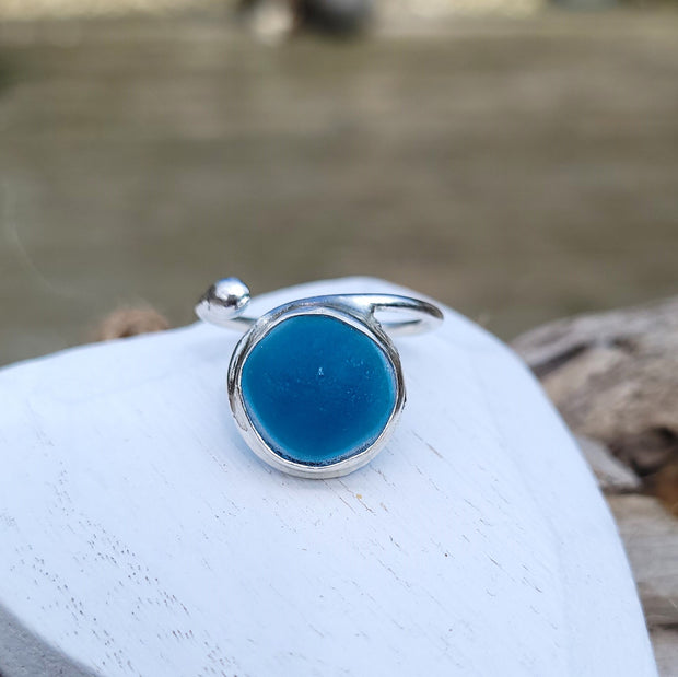 Blue Lagoon Sea Glass Ring (14)