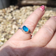 Sapphire Pod Sea Glass Ring (15)