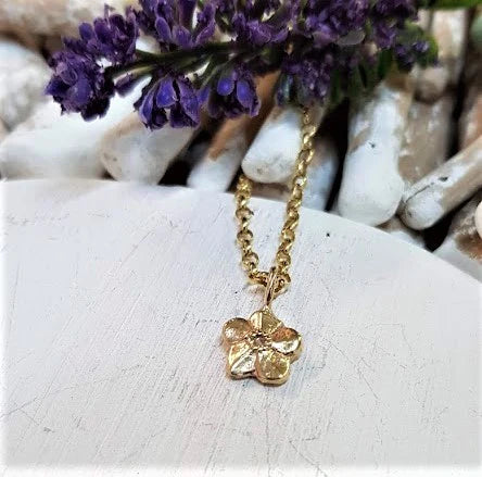 Ashes into Gold Forget me Knot Necklace
