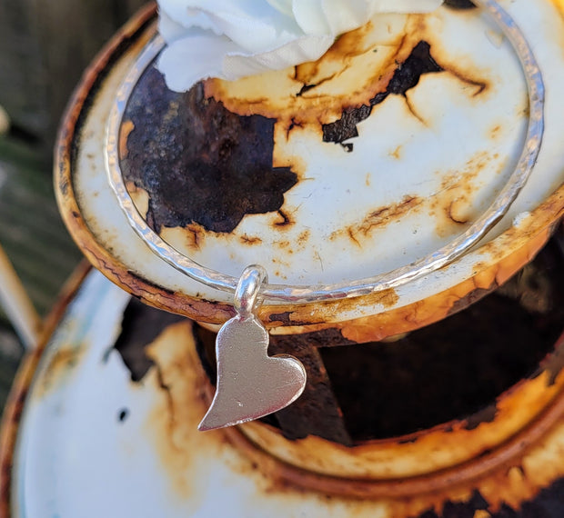 Wonky Heart Bangle