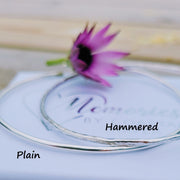 Three Shades of Nature Sea Glass Bangle (Multi 115)