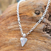Small Vintage Heart Necklace