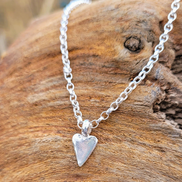 Small Vintage Heart Necklace