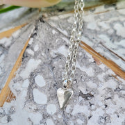 Small Vintage Heart Necklace