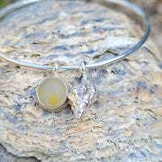 Sunrise Sea Glass Bangle or Necklace