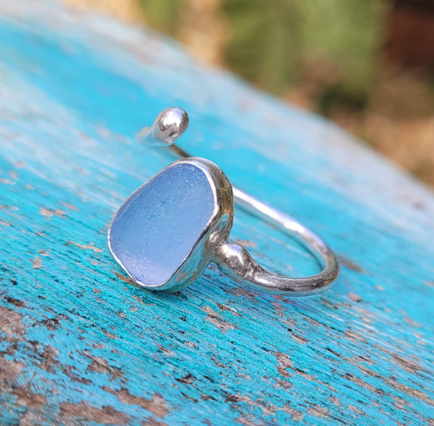 Scottish Pool Sea Glass Ring (110)