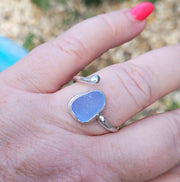 Scottish Pool Sea Glass Ring (110)