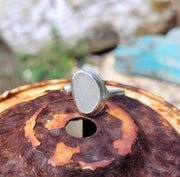 Cornish Sea Spray Sea Glass Ring (105)