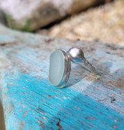 Sea Bean Sea Glass Ring (100)
