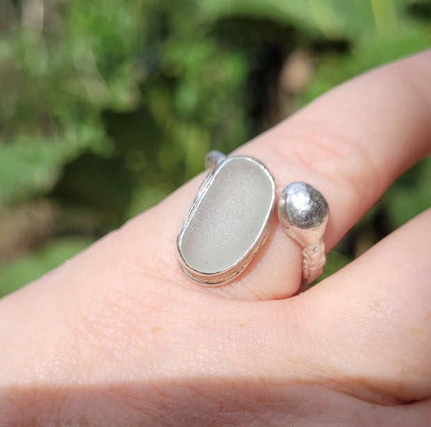 Sea Bean Sea Glass Ring (100)