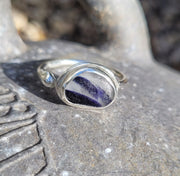 Dark Waves Sea Glass Ring (29)