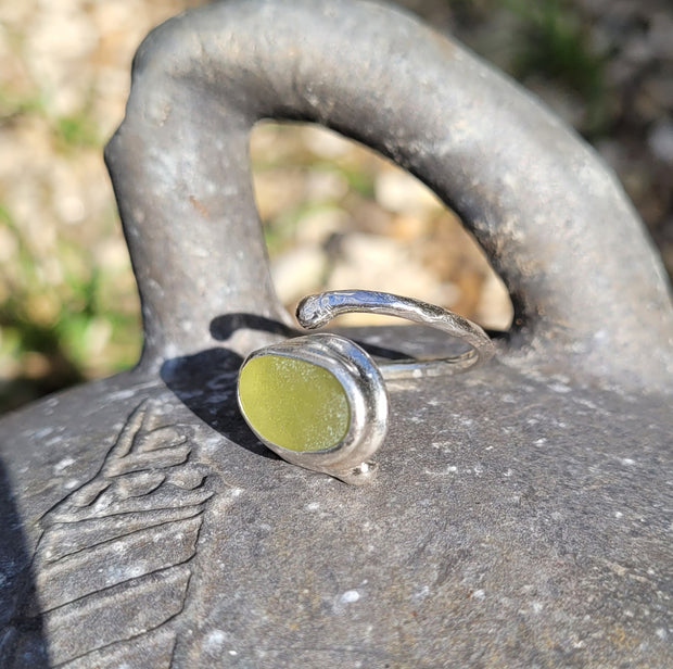 Lemon Moon Sea Glass Ring (61)