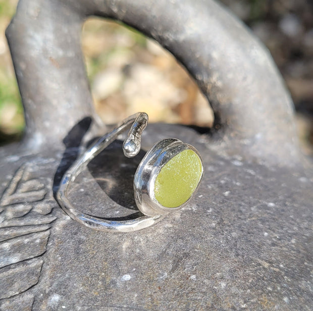 Lemon Moon Sea Glass Ring (61)