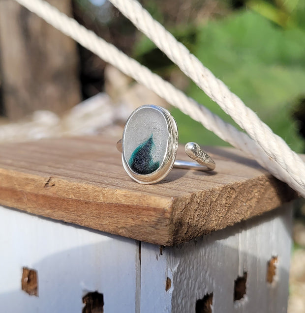 Seaweed Splash Sea Glass Ring (13)