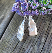 Crystal Clear Waters Unique Earrings