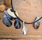Cornish Mussel Shell Cord Bracelet