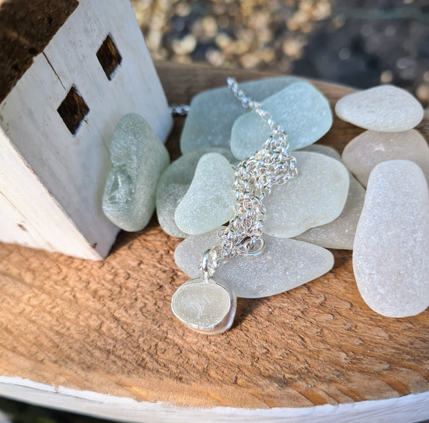 Cornish Shoreline, Sea Glass Necklace  (64)