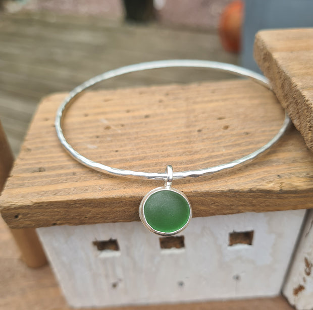 Rock Pool, Sea Glass Bangle or Bracelet  (80)