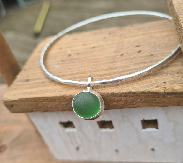 Rock Pool, Sea Glass Bangle or Bracelet  (80)