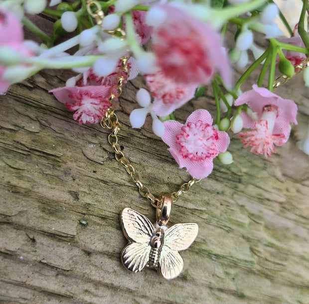 Ashes into Gold 'Butterfly' Belcher Necklace