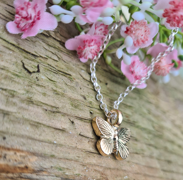 Ashes into Gold 'Butterfly' Belcher Necklace