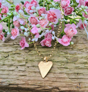 Ashes into Gold 'Vintage Heart' Belcher Necklace