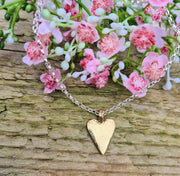 Ashes into Gold 'Vintage Heart' Belcher Necklace