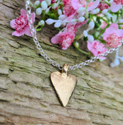 Ashes into Gold 'Vintage Heart' Belcher Necklace