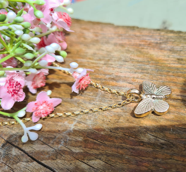 Ashes into Gold 'Butterfly' Belcher Necklace