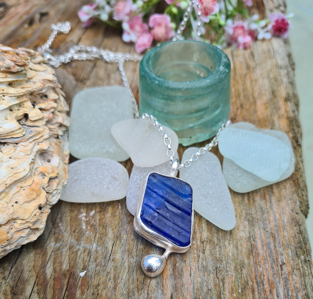 Ocean Spray, Sea Glass Necklace  (99)