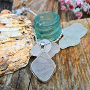 Rays of Sunshine, Sea Glass Necklace  (218)