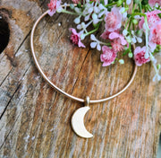 Ashes into Gold 'Crescent Moon' Bangle