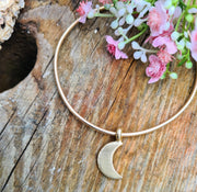 Ashes into Gold 'Crescent Moon' Bangle