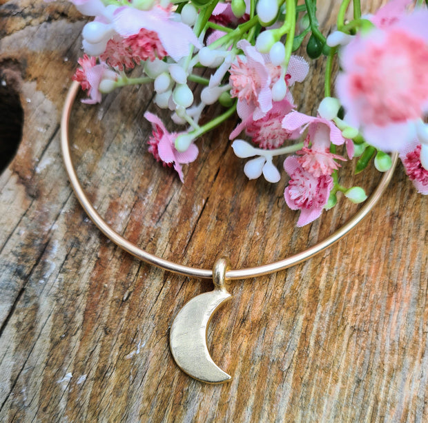 Ashes into Gold 'Crescent Moon' Bangle