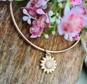 Ashes into Gold 'Sunflower' Bangle