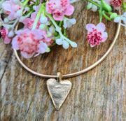 Ashes into Gold 'Vintage Heart' Bangle