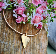 Ashes into Gold 'Vintage Heart' Bangle