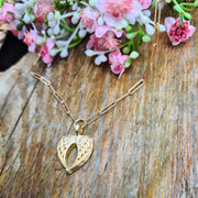 With the Angels Ashes into Gold Long Link Necklace