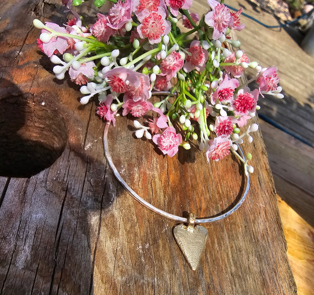 Ashes into Gold 'Vintage Heart' Bangle