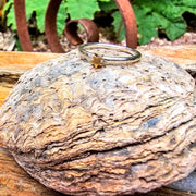 Ashes into Silver 'Wish Upon a Golden Star' Ring