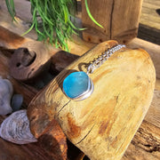 Sea Spray Cove Sea Glass Necklace or Bangle  (Aqua282)