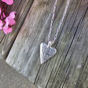 Ashes into Silver 'Vintage Heart' Long Link Necklace