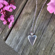 Ashes into Silver 'Vintage Heart' Belcher Necklace