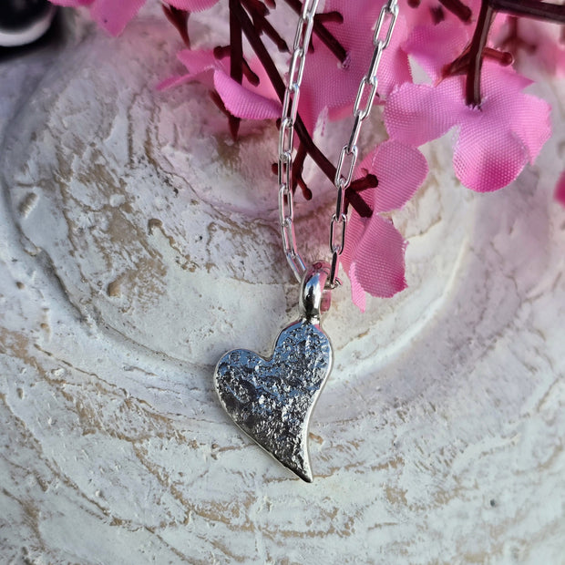 Ashes into Silver 'Together Forever' Long Link Necklace