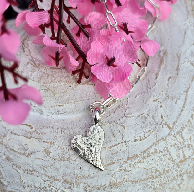 Ashes into Silver 'Together Forever' Long Link Necklace