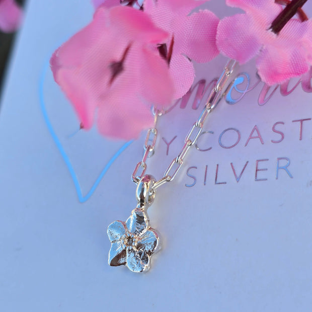 Ashes into Silver 'Forget me Knot' Long Link Necklace