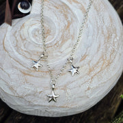 Starfish 3 Charm Necklace